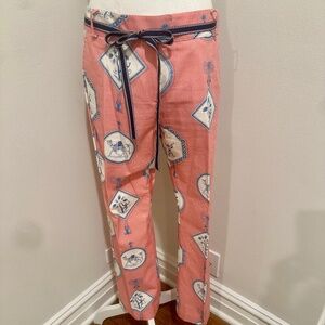 Molly B Red, White & Blue Pants Size 8